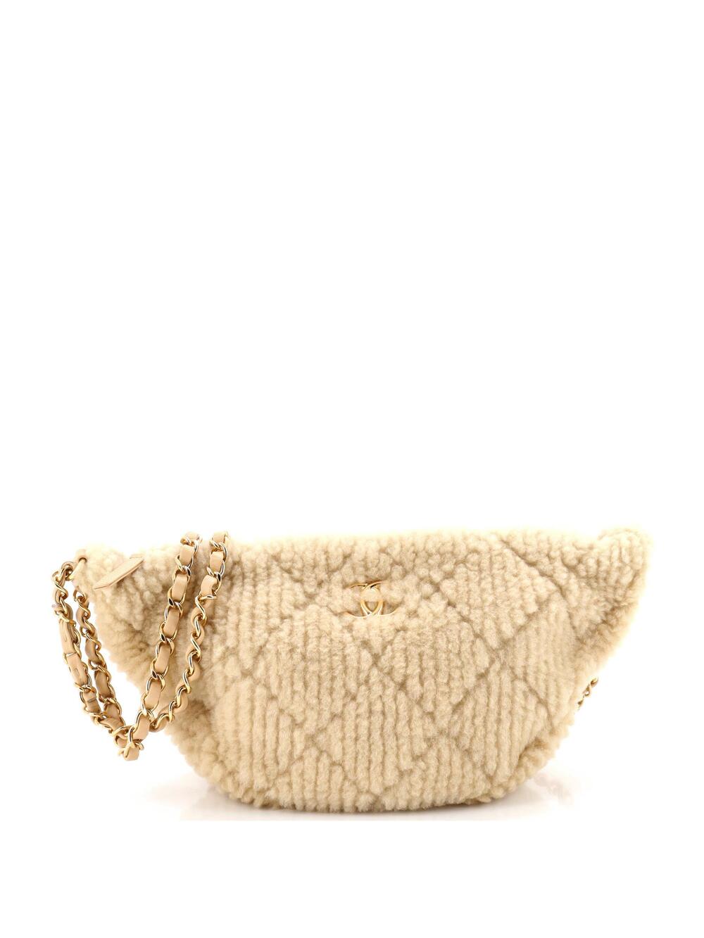 Chanel Coco Neige Half Moon Chain Hobo #230099C49B